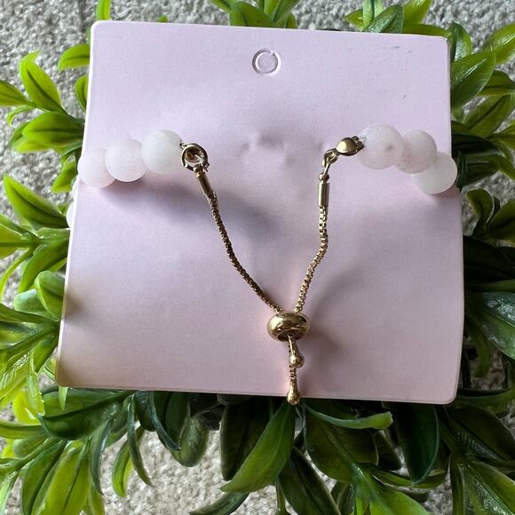 NEW AYNIL Radiate Love Rose Quartz Stone Aromatherapy Diffuser Bracelet - Picture 8 of 10